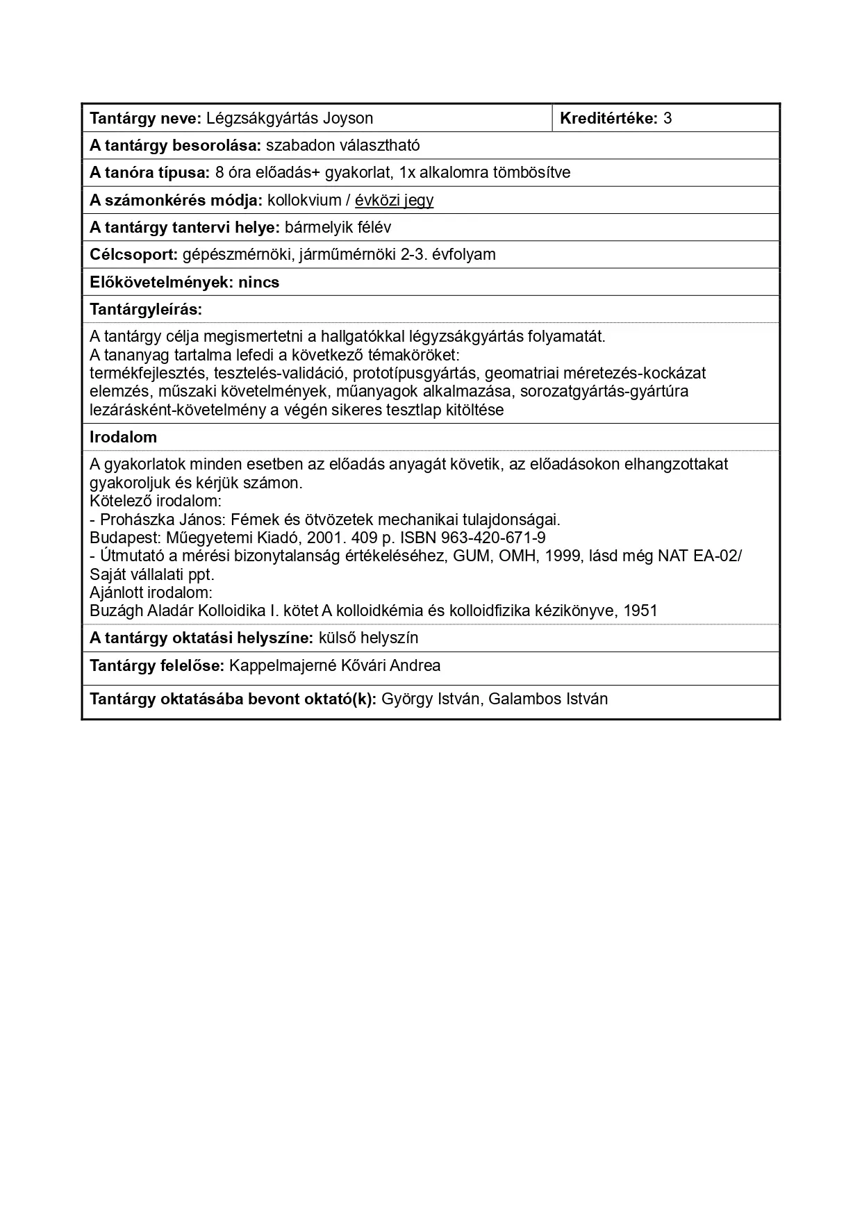 L&eacute;gzs&aacute;kgy&aacute;rt&aacute;s Joyson